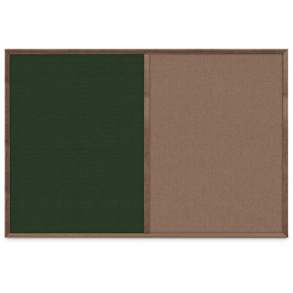 Slim Style Indoor Enclosed Corkboard, 24